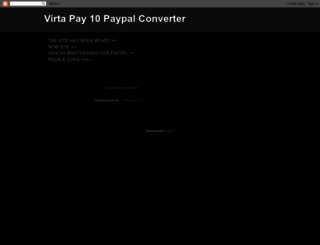 virtapay10paypalconverter.blogspot.com screenshot