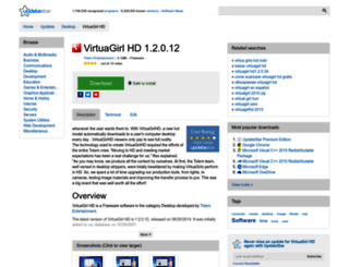 virtuagirl-hd.updatestar.com screenshot