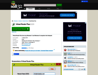 virtual-router-plus.soft32.com screenshot