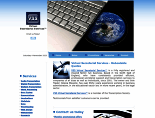 virtual-secretarialservices.com screenshot