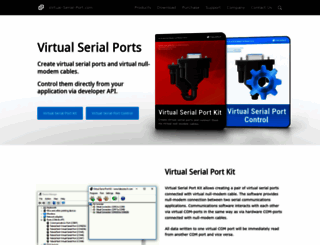 virtual-serial-port.com screenshot