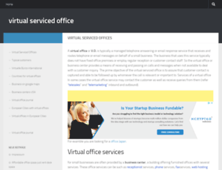 virtual-serviced-office.com screenshot