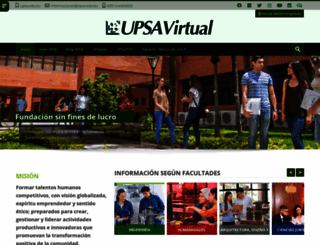 virtual.upsa.edu.bo screenshot