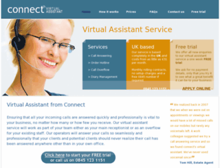 virtualassistants.org.uk screenshot