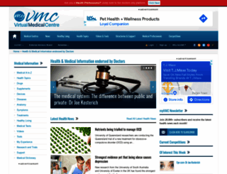 virtualcancercentre.com screenshot