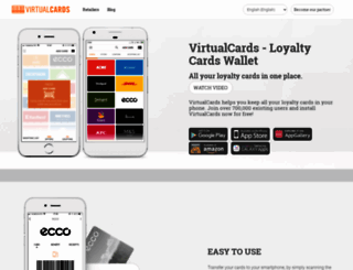 virtualcardsapp.com screenshot