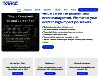 virtualcareerfairs.com screenshot