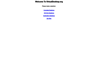 virtualdesktop.org screenshot