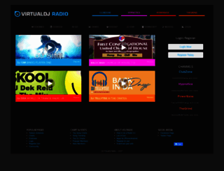 virtualdjradio.com screenshot