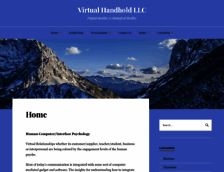 virtualhandhold.com screenshot