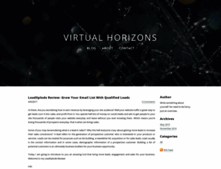 virtualhorizons.weebly.com screenshot
