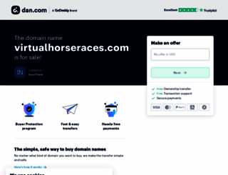 virtualhorseraces.com screenshot