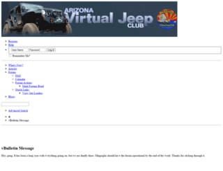 virtualjeepclub.com screenshot