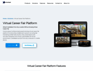 virtualjobfairhosting.com screenshot
