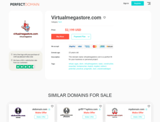 virtualmegastore.com screenshot