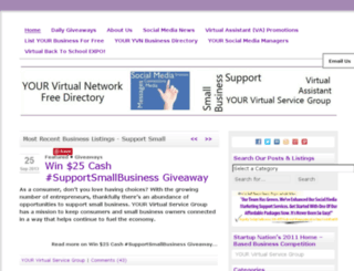 virtualnetwork.yourvirtualservicegroup.com screenshot