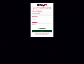 virtualoffice.alldaypa.com screenshot