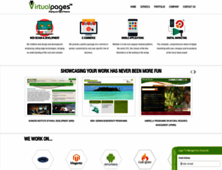virtualpages.com screenshot