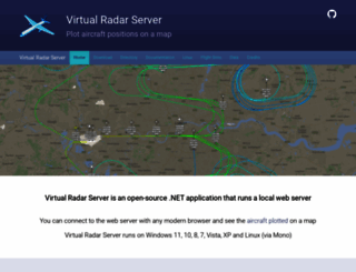 virtualradarserver.co.uk screenshot