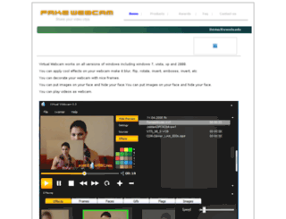 virtualwebcamsoftware.com screenshot