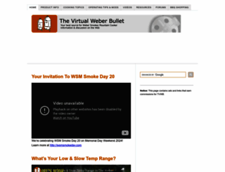 virtualweberbullet.com screenshot