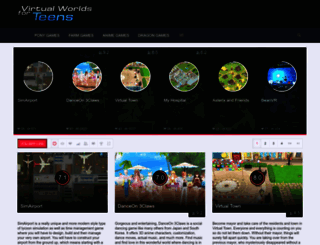 virtualworldsforteens.com screenshot