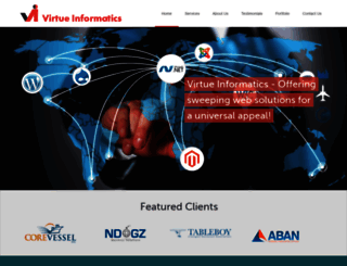 virtueinformatics.com screenshot