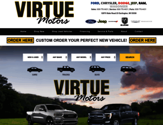 virtuemotors.com screenshot