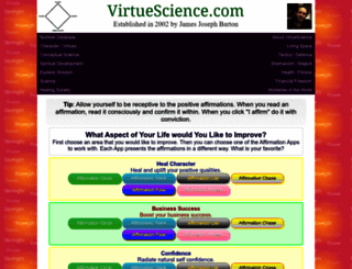 virtuescience.com screenshot