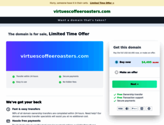 virtuescoffeeroasters.com screenshot