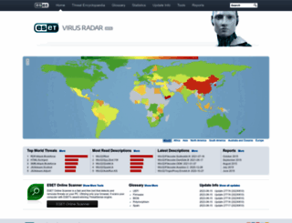 virus-radar.com screenshot