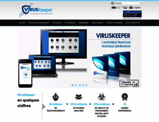 viruskeeper.com screenshot