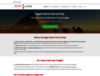 visa-egypt.com screenshot