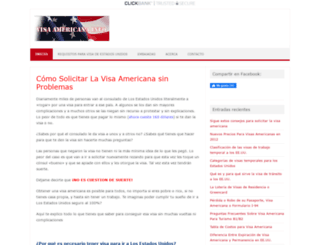 visaamericanainfo.com screenshot