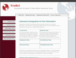 visabali.com screenshot