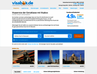 visabox.de screenshot