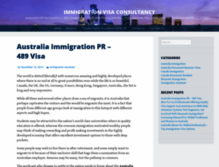 visaconsultancy.wordpress.com screenshot