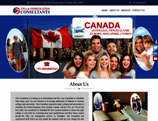 visaconsultants.co.in screenshot