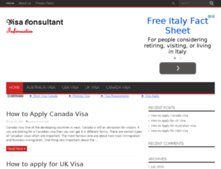visacosultant.info screenshot