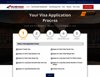 visaforfrance.co.uk screenshot
