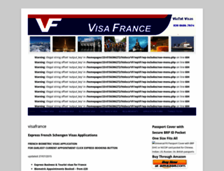 visafrance.co.uk screenshot