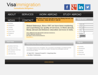visaimmigrationconsultantsbangalore.com screenshot