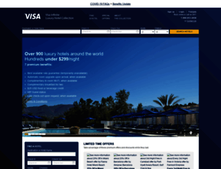 visainfiniteluxuryhotels.ca screenshot