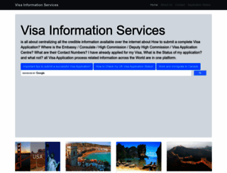visainfoservices.com screenshot