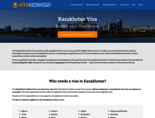 visakazakhstan.com screenshot