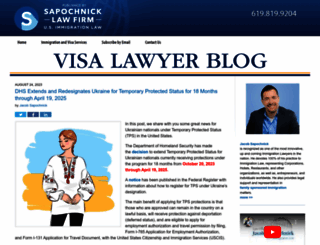 visalawyerblog.com screenshot