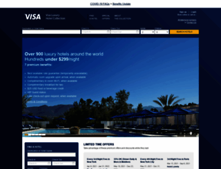 visaluxuryhotels.com screenshot