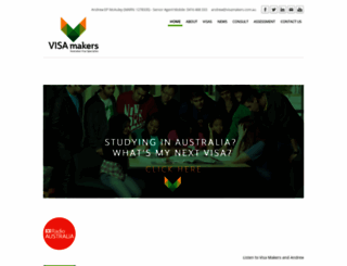 visamakers.com.au screenshot