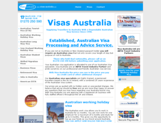 visas-australia.com screenshot