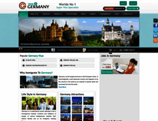 visas2germany.com screenshot